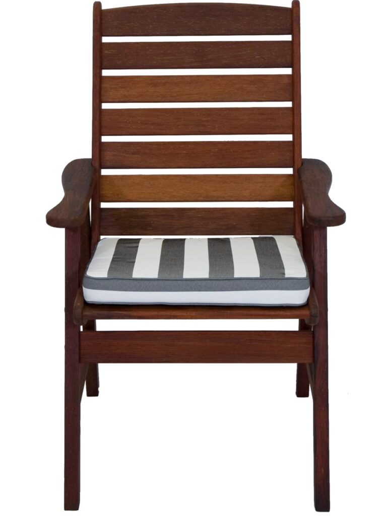 Black Stripe Seat Pad Cushion Outdoor Cushions Online